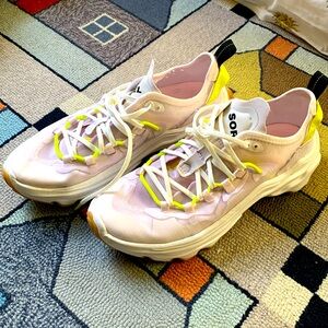 SOREL Kinetic Breakthru Tech Lace Sneaker Low Top Sea Salt